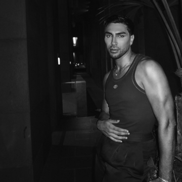 Hatem Black and White Photoshoot Elixir Mane